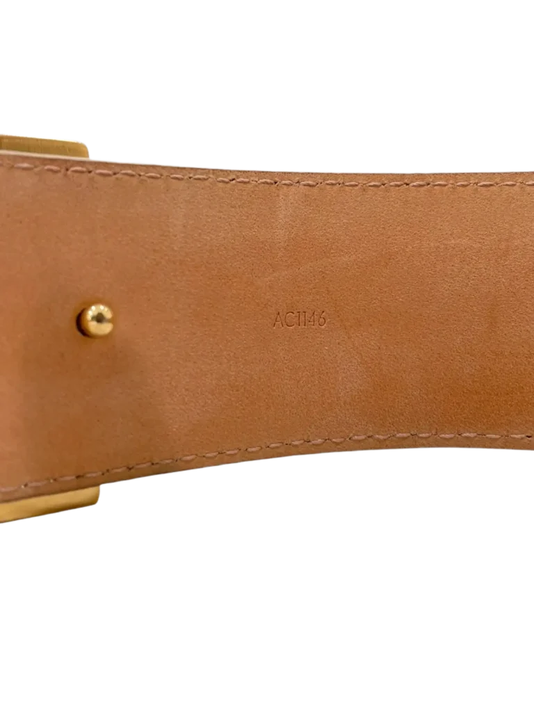 Cintura Initiales in tela Damier Azur, 80., foto 6 di 6