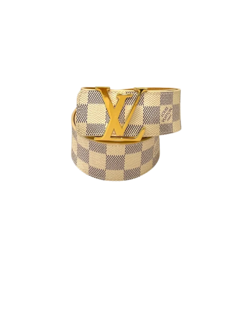 Cintura Initiales in tela Damier Azur, 80., foto 2 di 6
