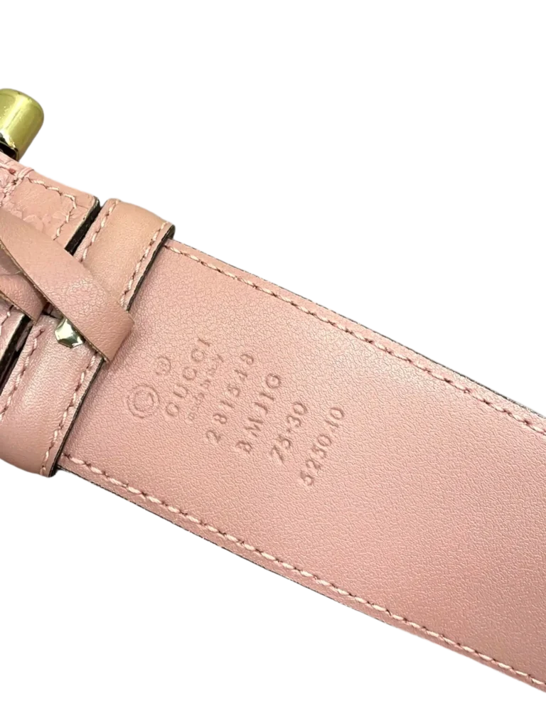 Cintura in pelle Guccissima, 75., foto 3 di 4