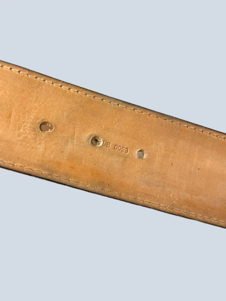Cintura Travelling Requisites in pelle e metallo, 85., foto 6 di 7