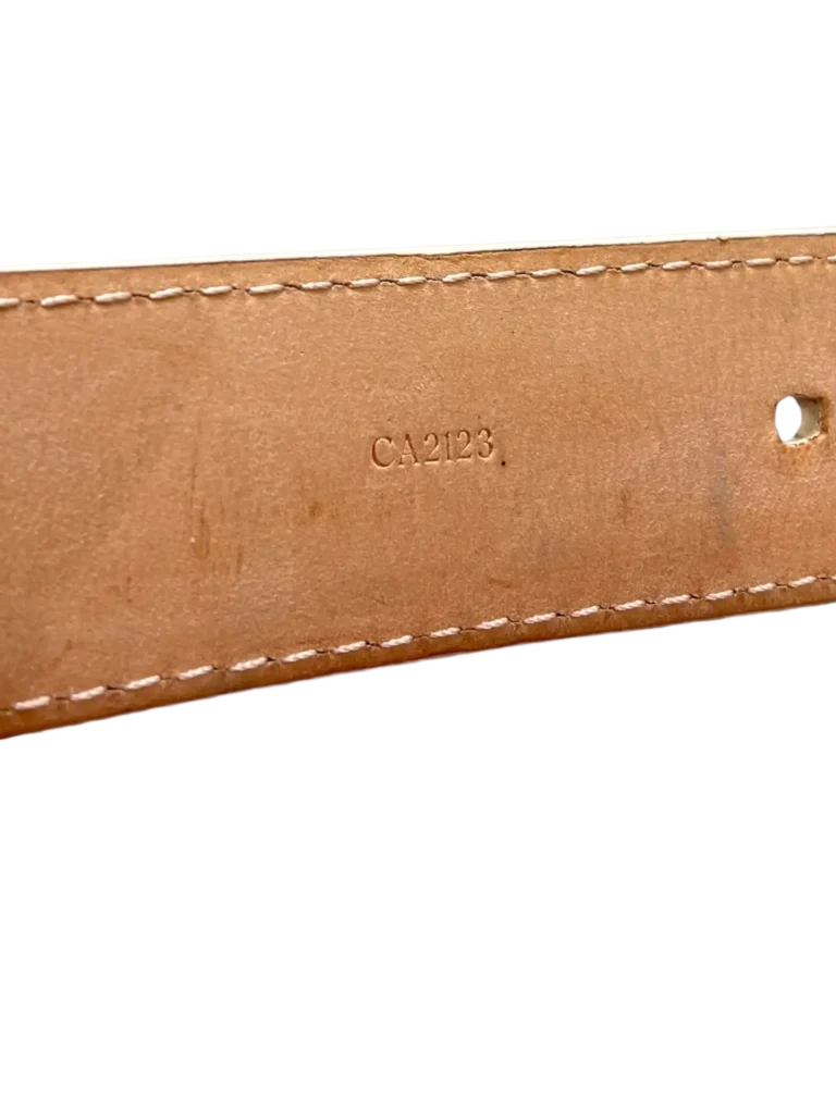 Cintura Tresor in tela Damier Azur, 85., foto 5 di 6