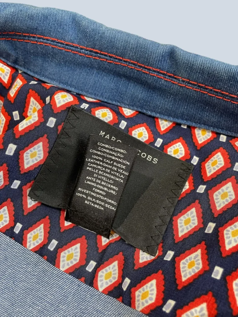 Giacca con zip in denim e suede, 4., foto 5 di 9