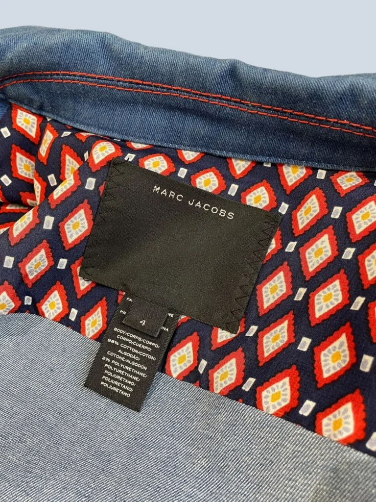Giacca con zip in denim e suede, 4., foto 4 di 9