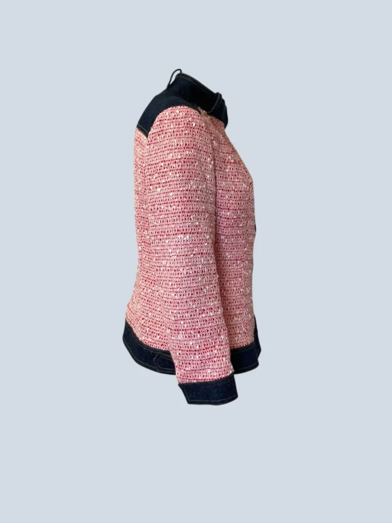 Giacca in tweed e denim, 44., foto 2 di 6