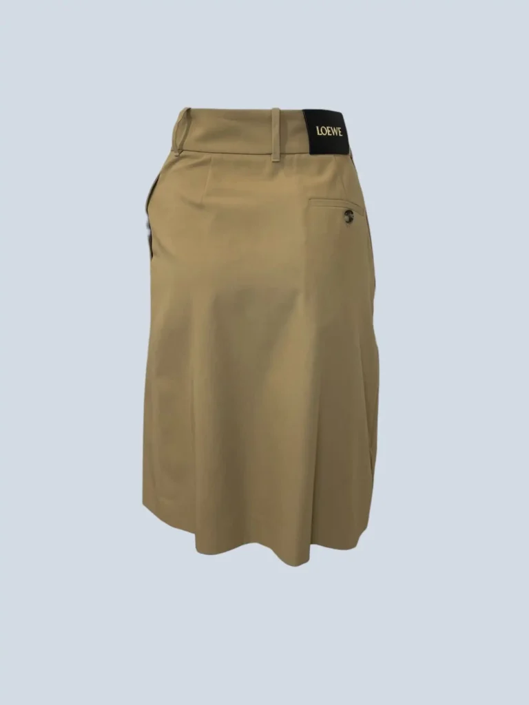 Asymmetric cotton wrap midi skirt, 34fr., photo 3 of 8