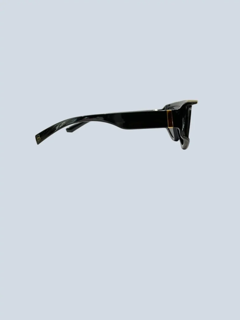 Occhiali da sole mascherina in acetato logo., foto 3 di 7