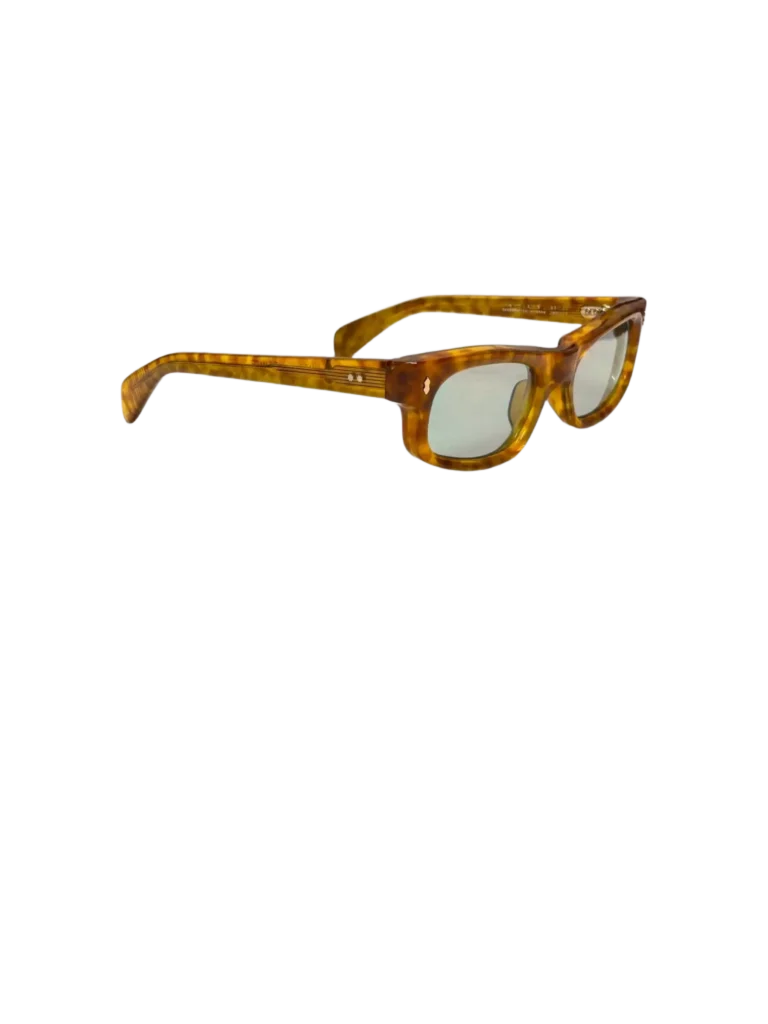 Initials sunglasses in Havana acetate.