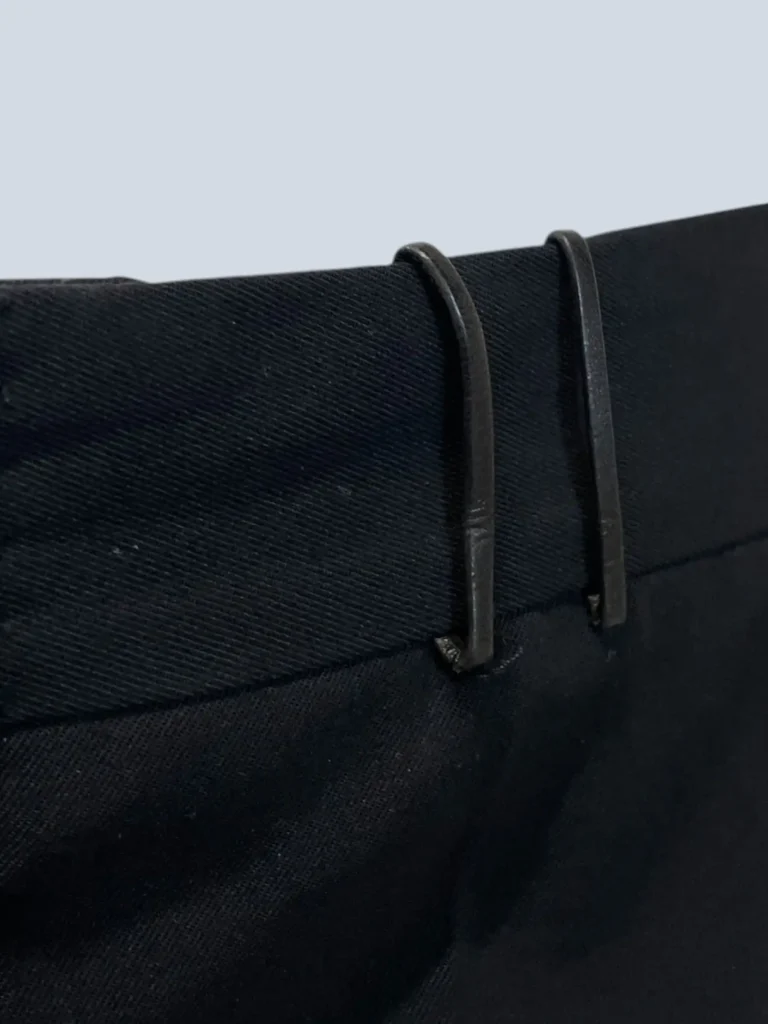 Leather loop flared trousers, 40., photo 8 of 9