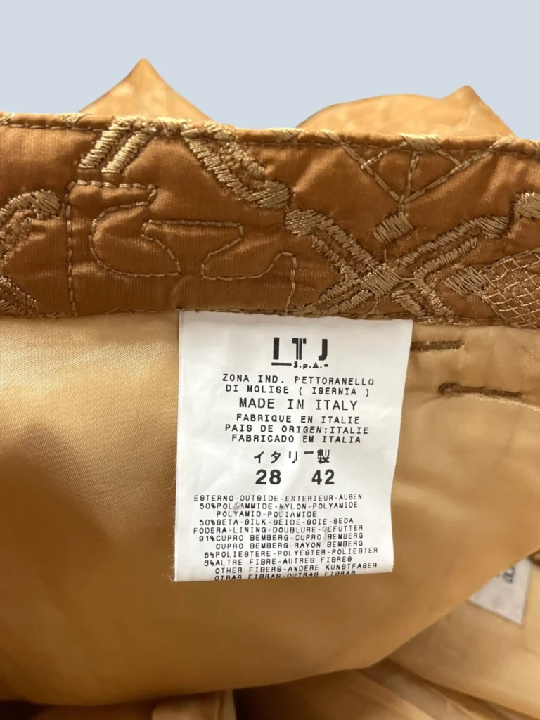 Pantaloni in misto seta con ricami, 42., foto 5 di 10