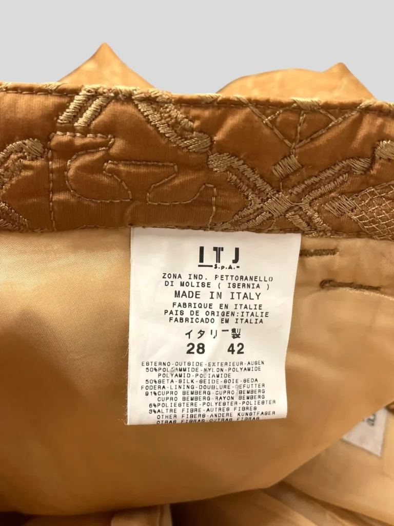 Pantaloni in misto seta con ricami, 42., foto 5 di 10