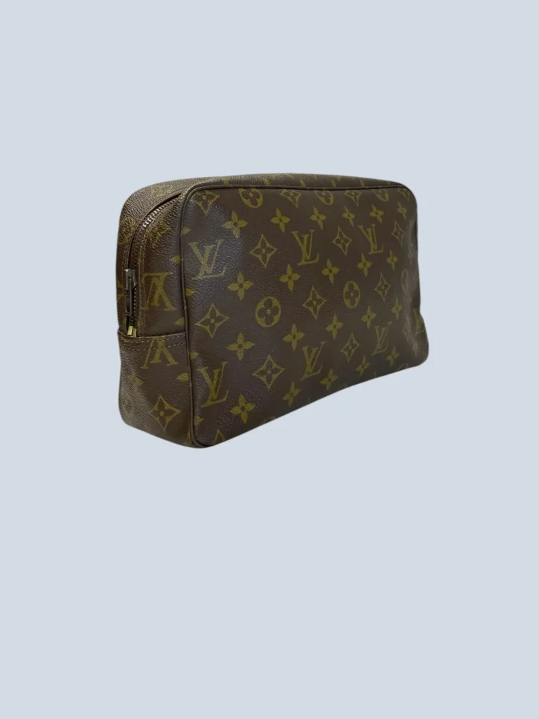 Pochette Trousse Toilette 28 in tela Monogram e pelle., foto 2 di 11