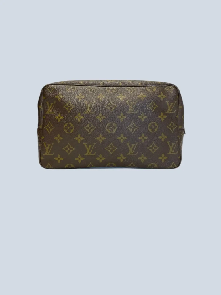 Pochette Trousse Toilette 28 in tela Monogram e pelle., foto 4 di 11