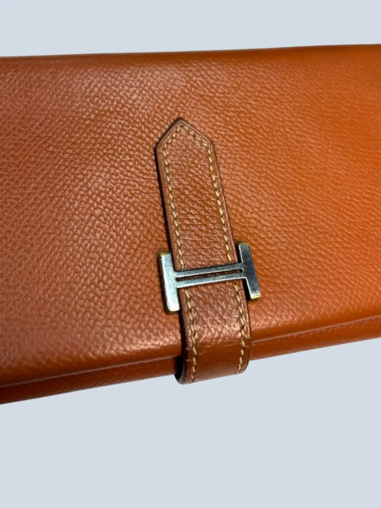Portafoglio Bearn in pelle Epsom Gold., foto 8 di 8