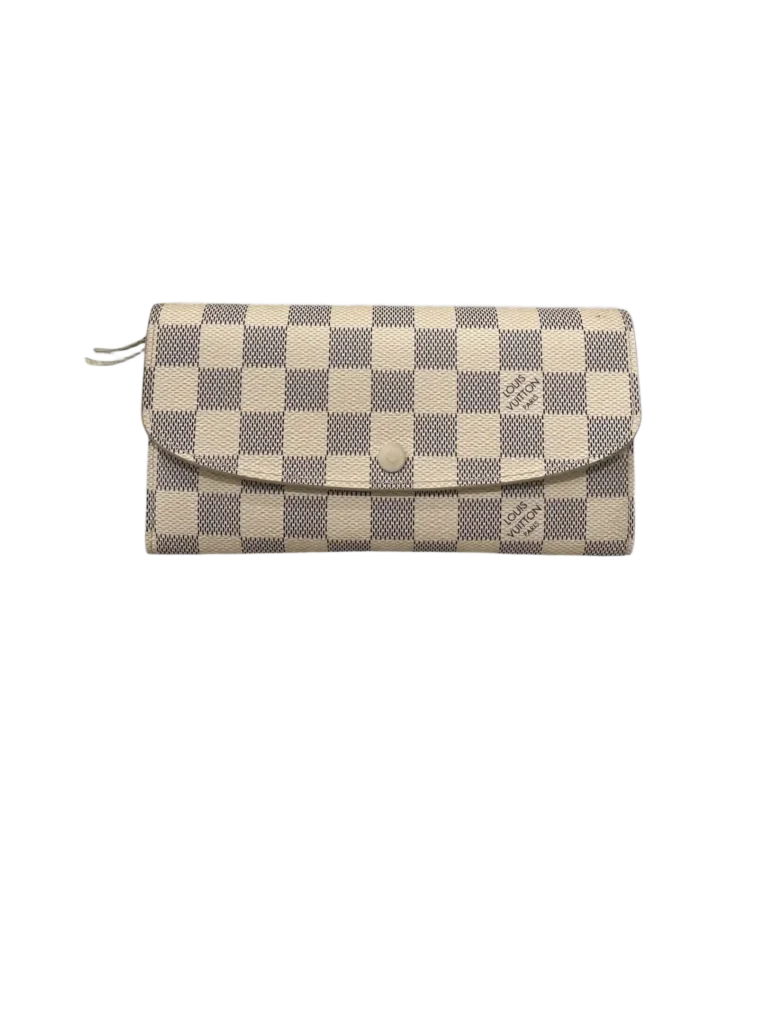 Portafoglio Emelie in tela Damier Azur.