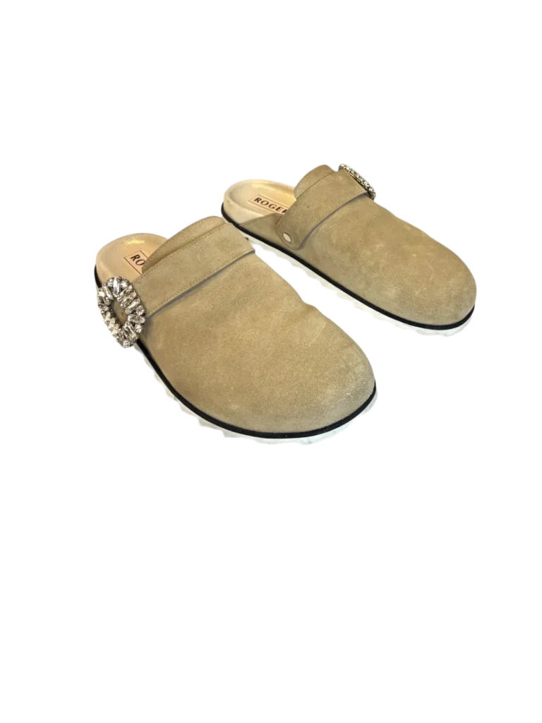 Sabot Slidy Viv’ in suede, 41., foto 2 di 5