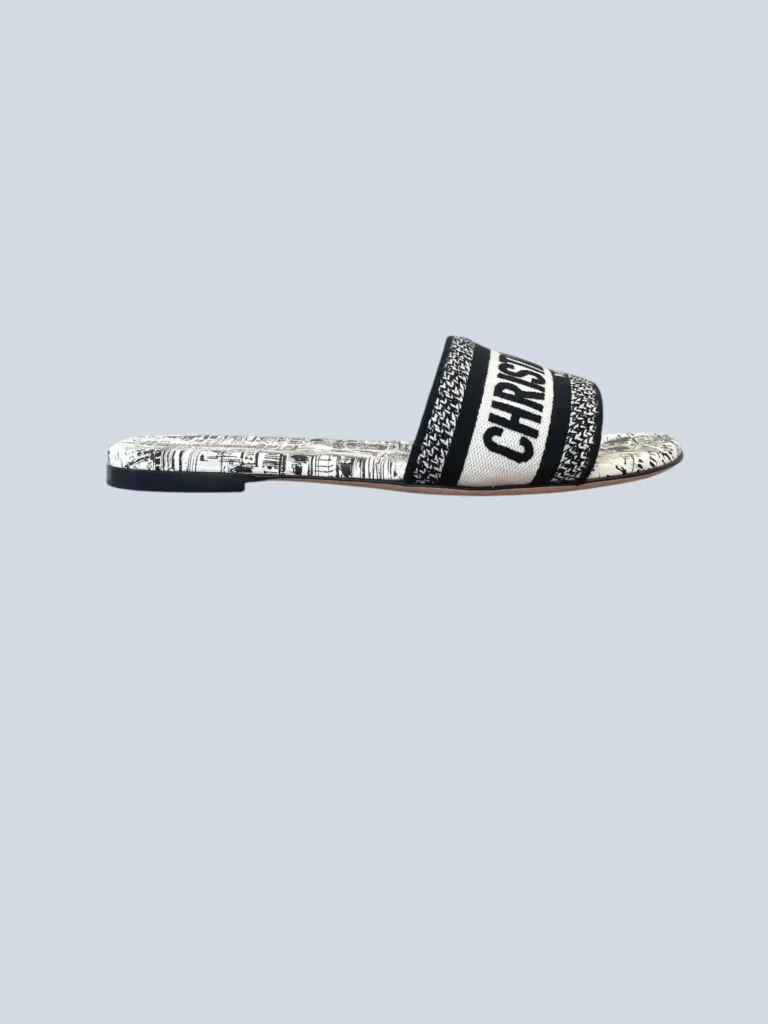 Sandali Dway in tela jacquard logo, 37.