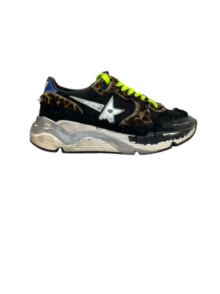 Sneakers Running Sole LTD in cavallino e nylon, 38.