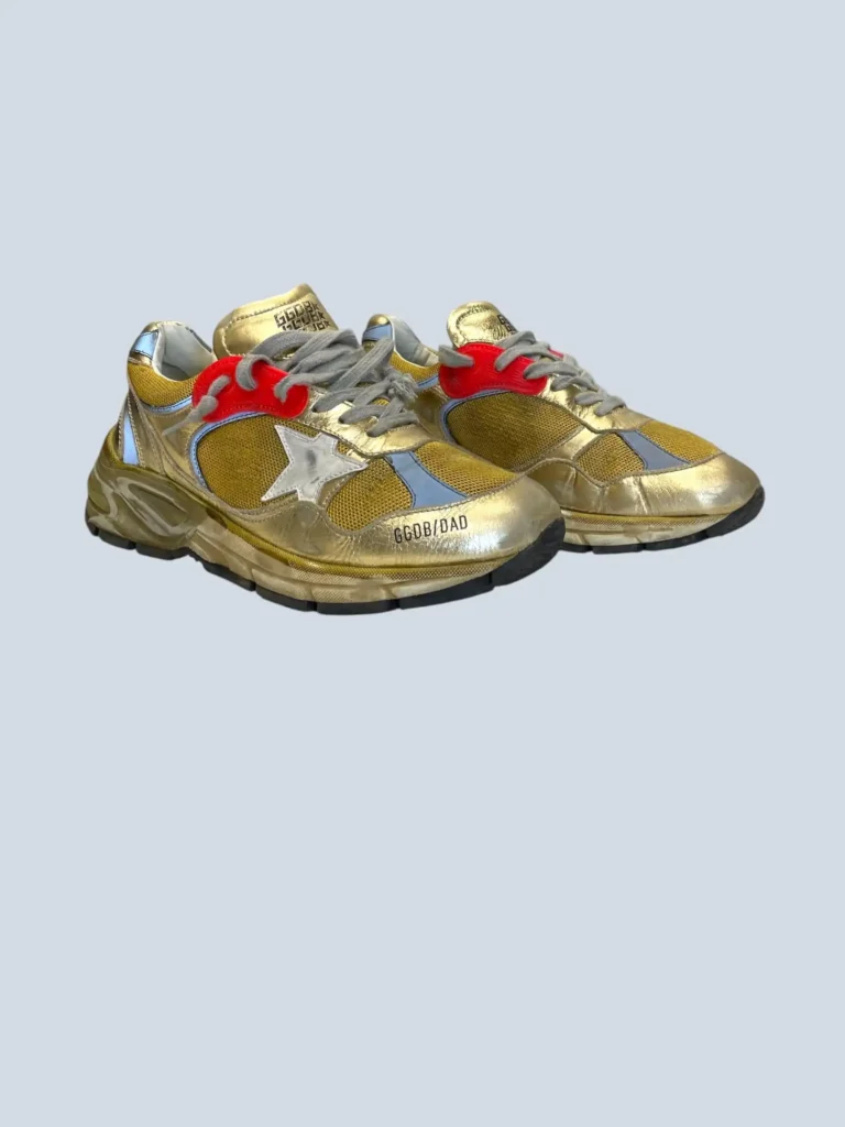 Sneakers Dad-Star in rete e pelle laminata, 38., foto 2 di 6