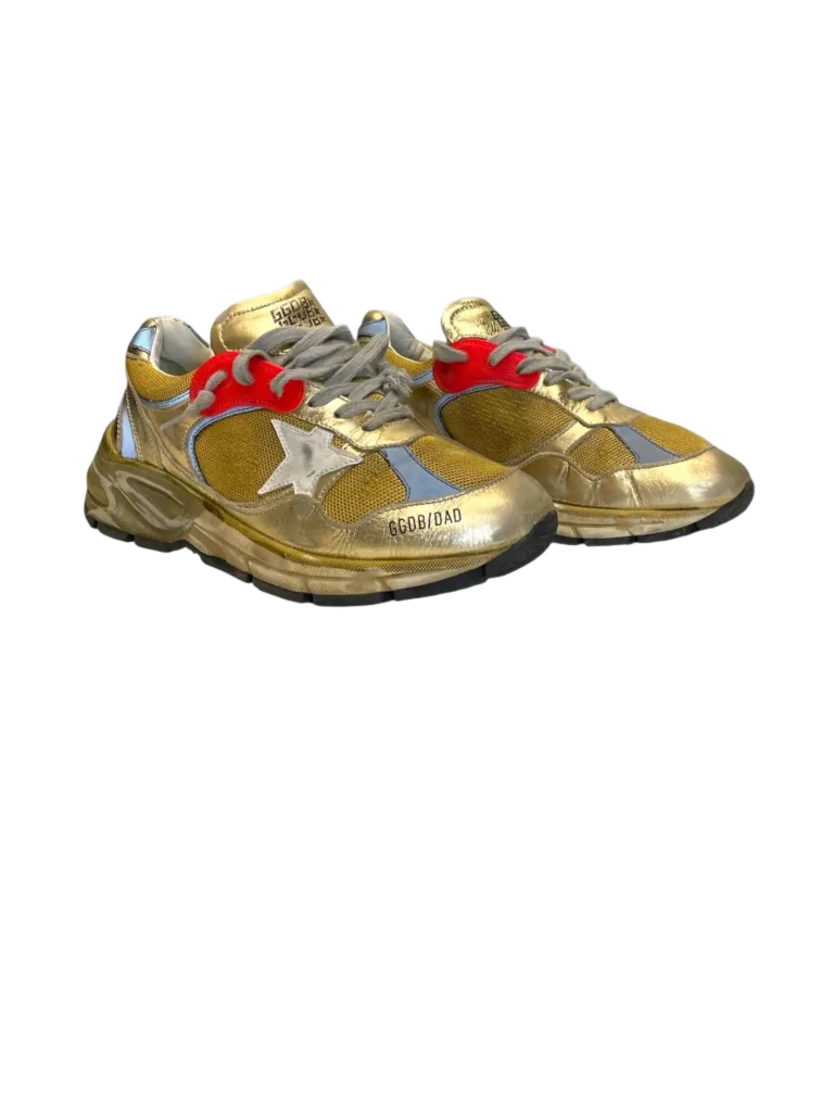 Sneakers Dad-Star in rete e pelle laminata, 38., foto 2 di 6
