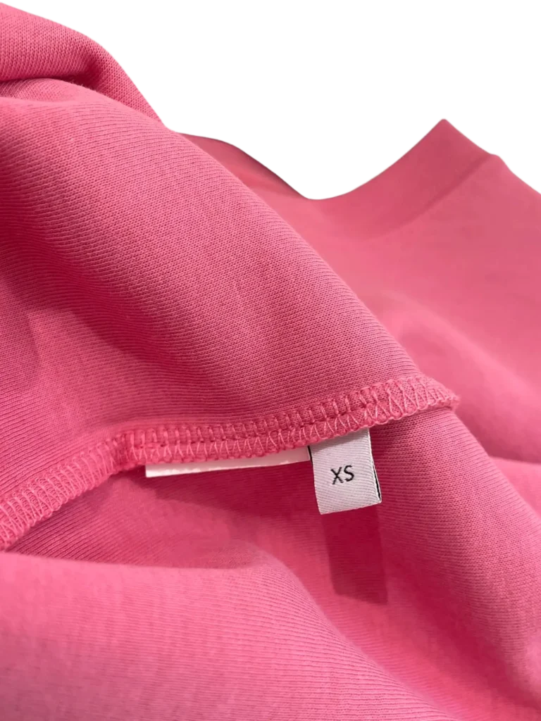 Cotton-blend asymmetric T-shirt with embroidery, XS., photo 5 of 5