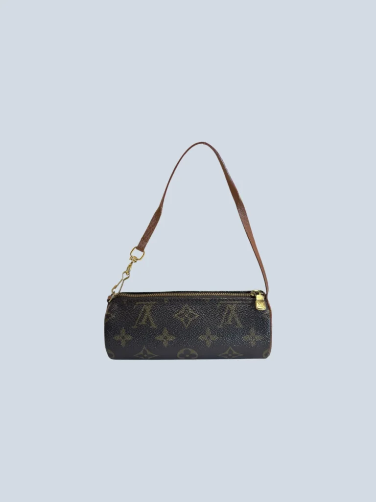 Borsa Papillon Mini in tela Monogram e pelle., foto 4 di 6