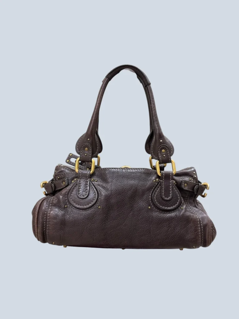 Borsa a spalla Paddington Media in pelle martellata., foto 4 di 9