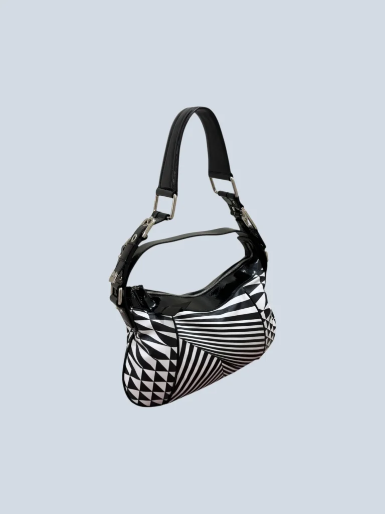 Borsa Psychedelic in pelle e vernice., foto 2 di 5
