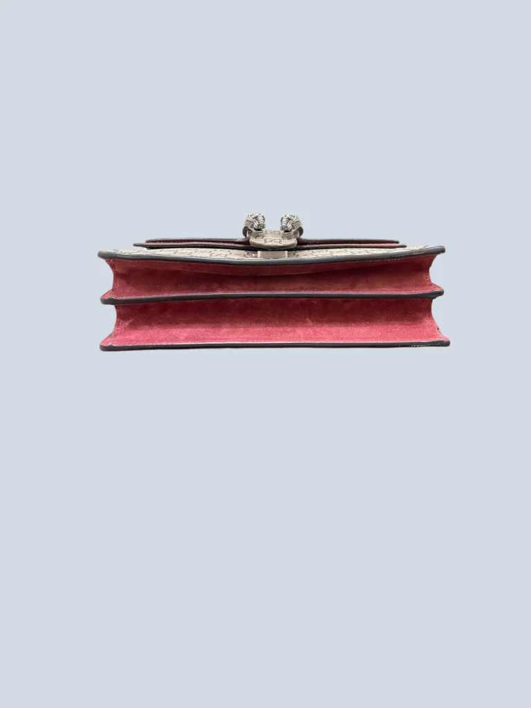 Borsa a spalla Dionysus Blooms Piccola in tela Monogram., foto 3 di 5