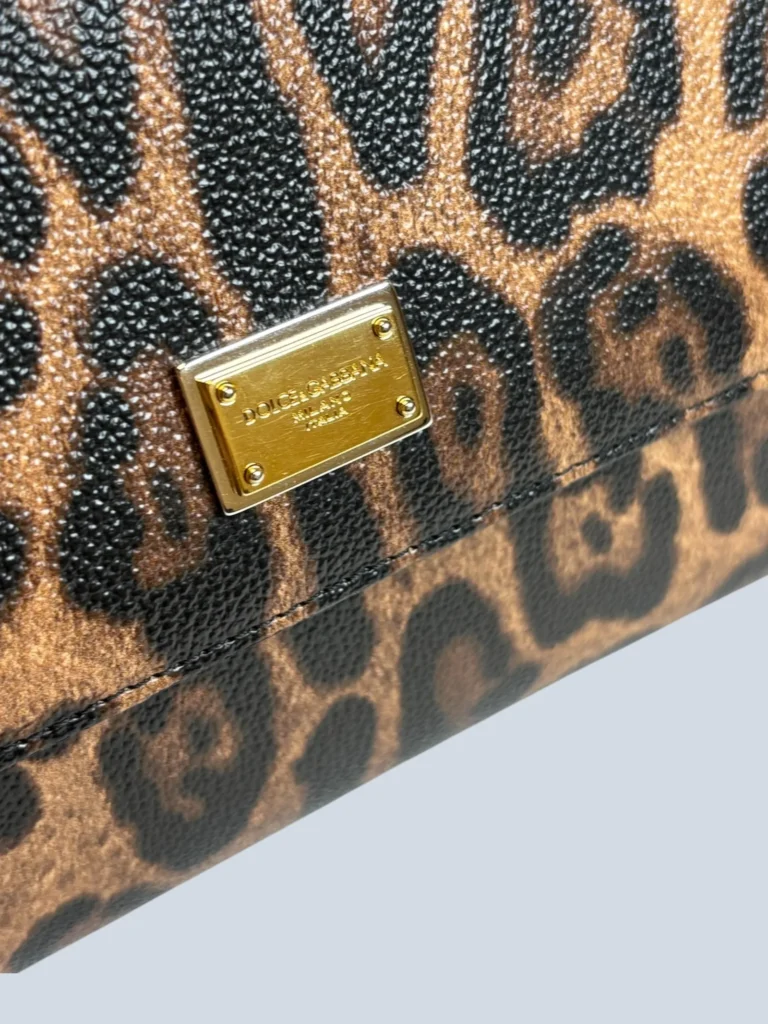 Borsa a tracolla Sicily Medium stampa animalier., foto 8 di 8