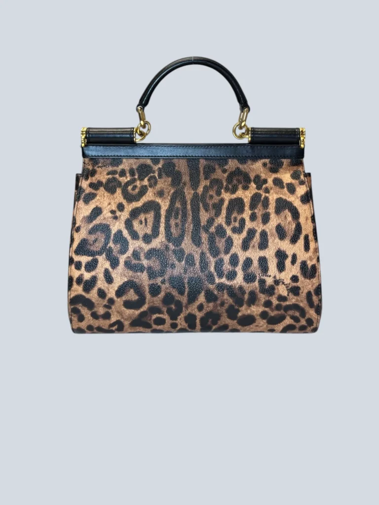 Borsa a tracolla Sicily Medium stampa animalier., foto 4 di 8