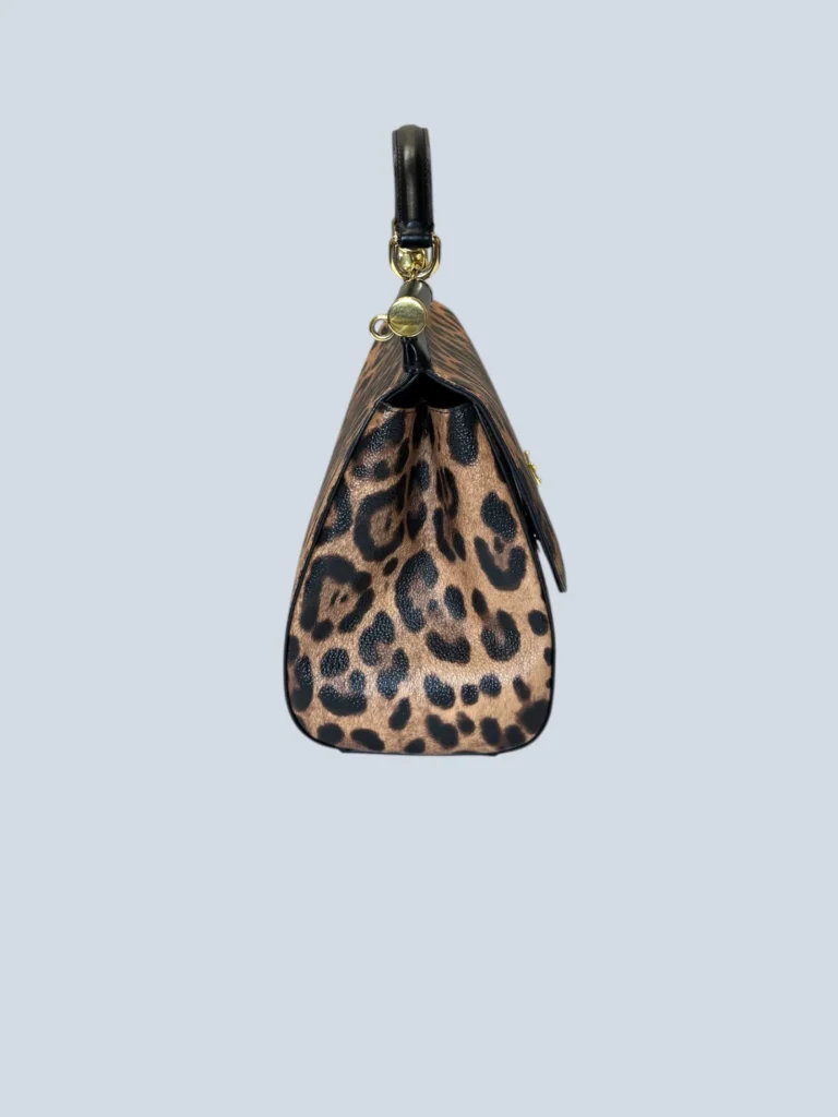 Borsa a tracolla Sicily Medium stampa animalier., foto 3 di 8