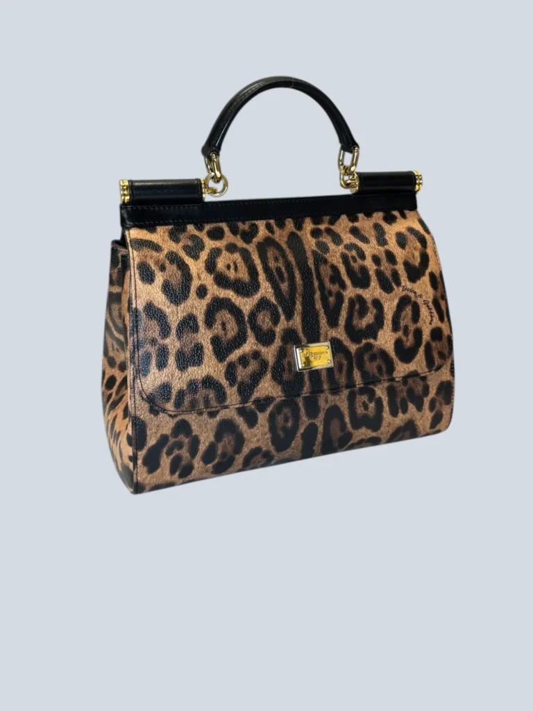 Borsa a tracolla Sicily Medium stampa animalier., foto 2 di 8