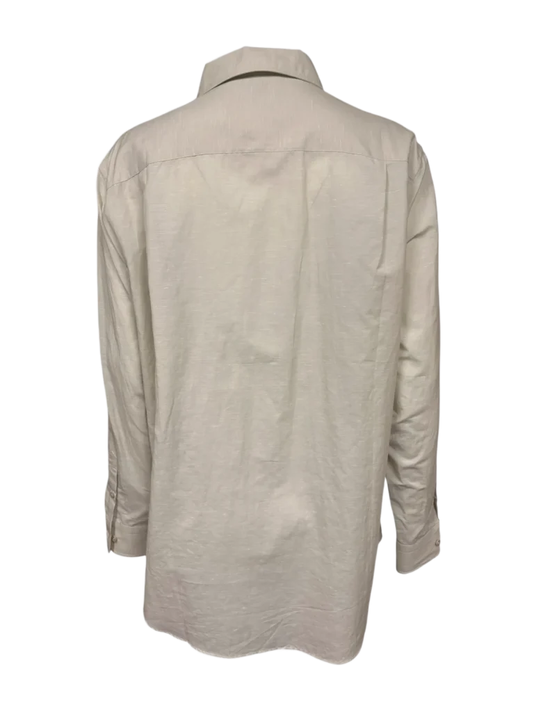 Camicia in cotone e lino, 46., foto 3 di 6