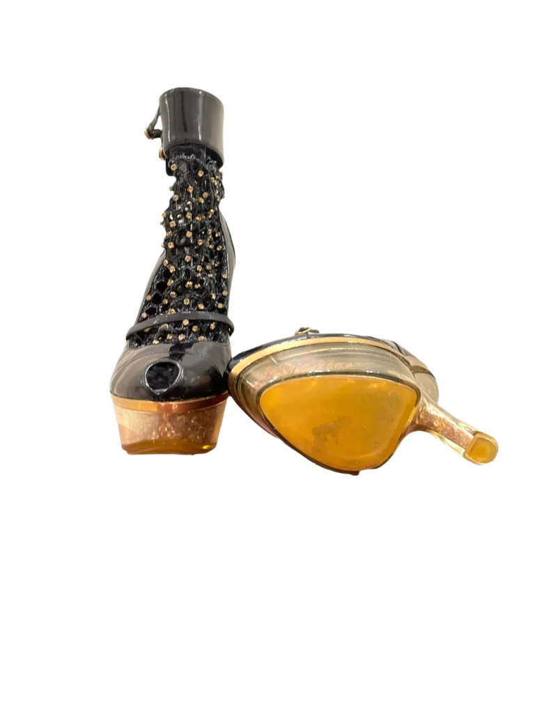 Stivaletti Honey Bee in rete e pelle spazzolata, 37., foto 5 di 5