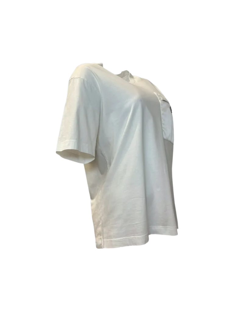 T-shirt cotone con tasca in nylon, M., foto 3 di 7
