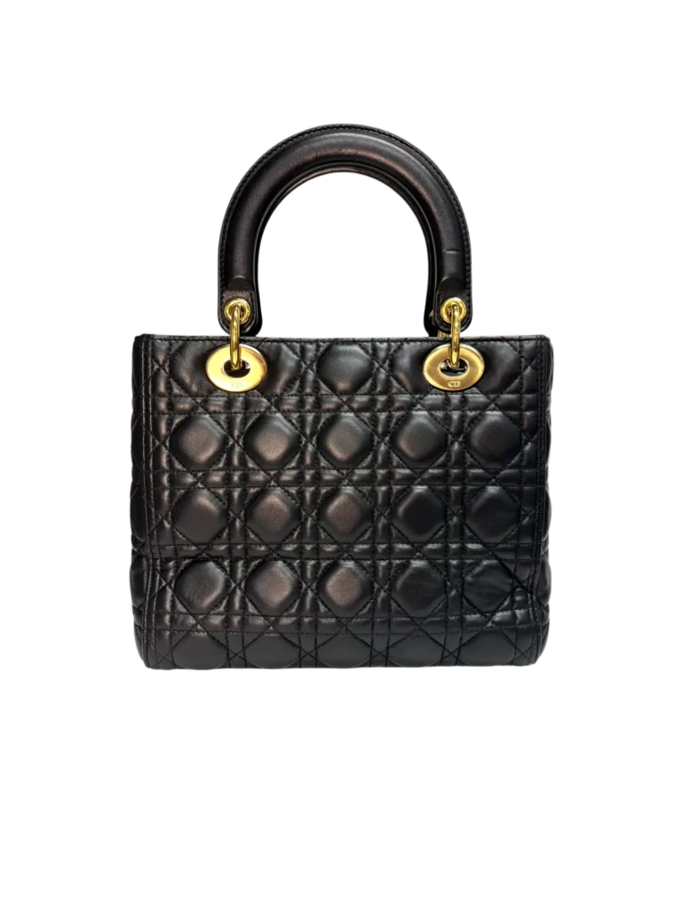 Borsa media Lady Dior in pelle cannage, foto 5 di 11