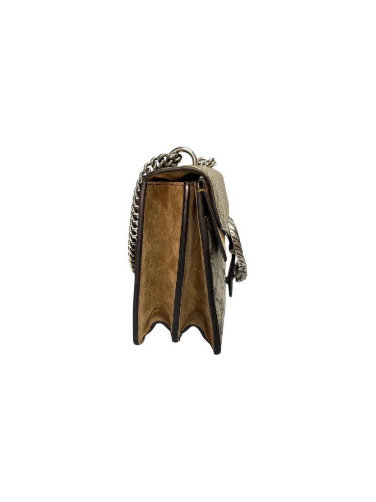 Borsa a spalla Dionysus media in tela Monogram e suede, foto 4 di 11