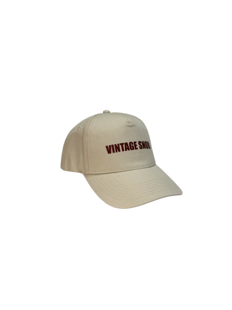 Cappellino NOT OLD. JUST ICONIC. con stampa VINTAGE SNOB, vista frontale.