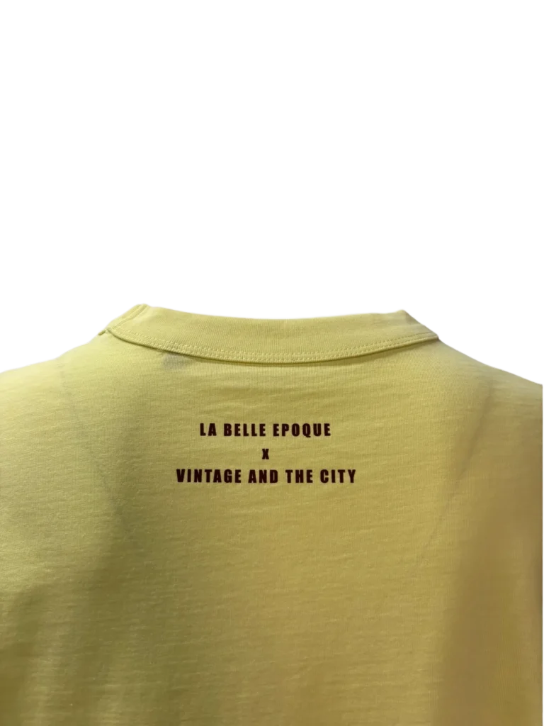 T-shirt con stampa "MY LOVE LANGUAGE IS VINTAGE.", foto 4 di 4