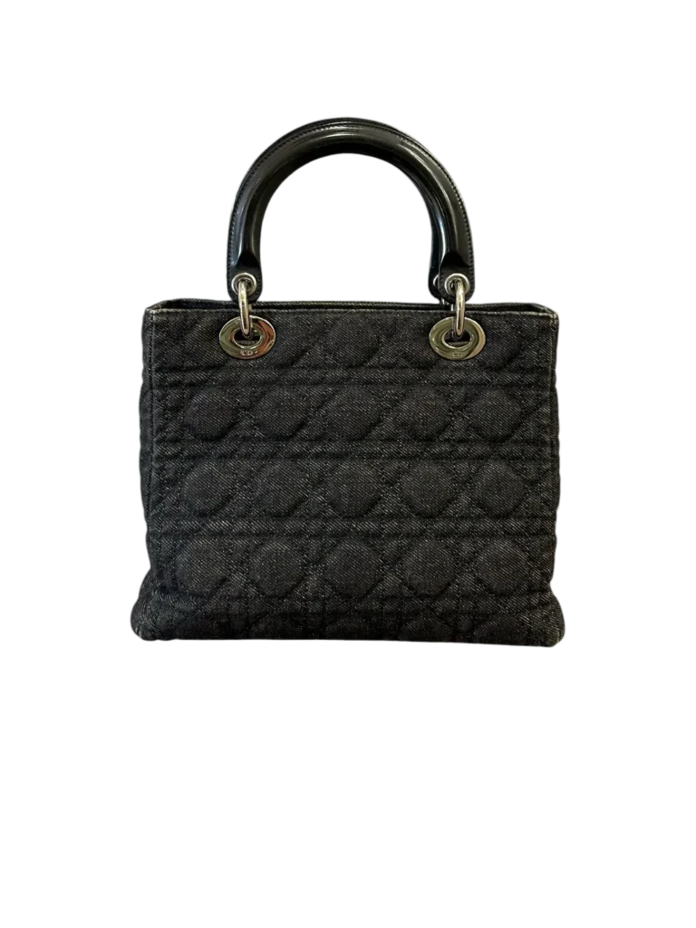 Borsa media Lady Dior in denim e pelle., foto 2 di 10