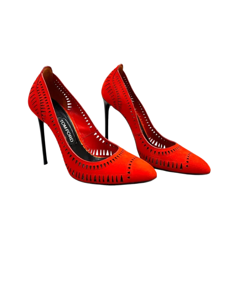 Décolleté in suede traforato, 40., foto 2 di 5