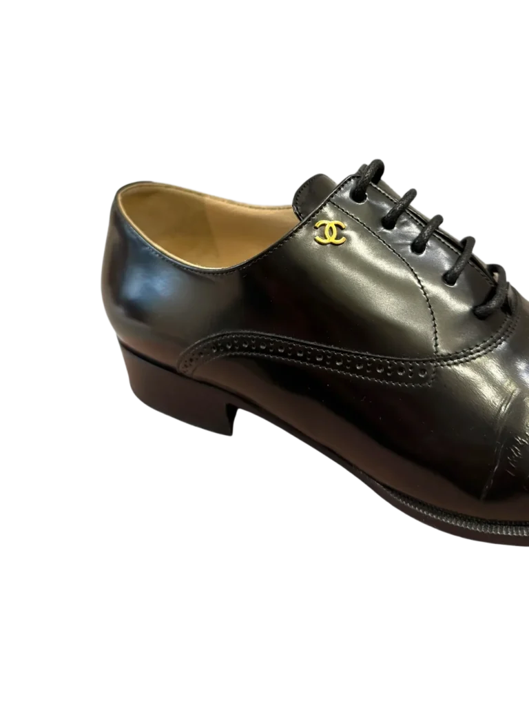 Stringate in pelle spazzolata CC logo, 39., foto 4 di 6